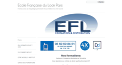 Desktop Screenshot of ecole-francaise-du-look.com